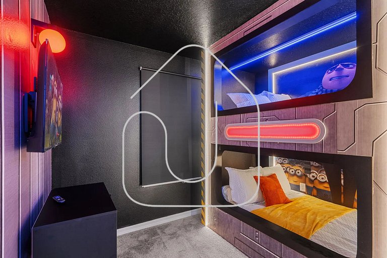 Casa de Luxo 10Q c/ Piscina, Cinema e Game Room