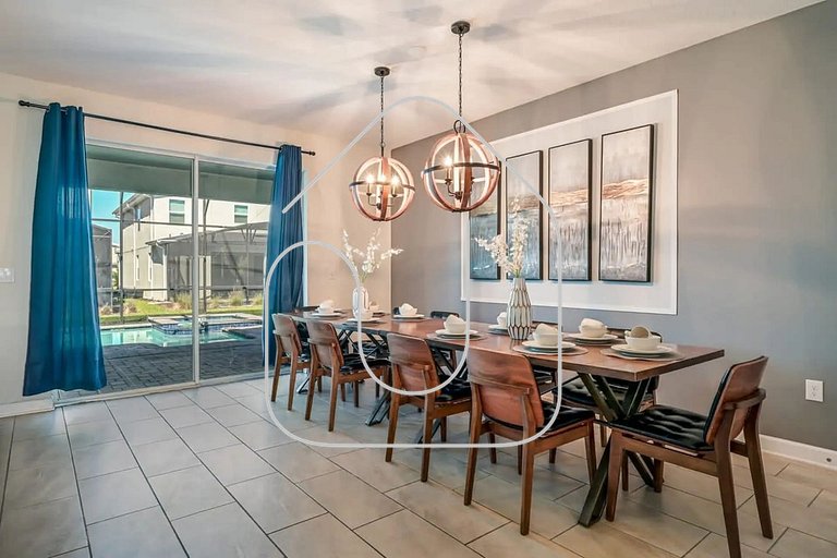 Casa9 quartos p/ família+Temas c/ piscina