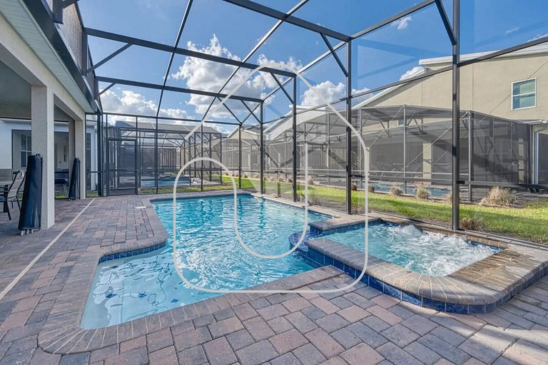 9-Bed Storey Lake Villa w/ Private Pool