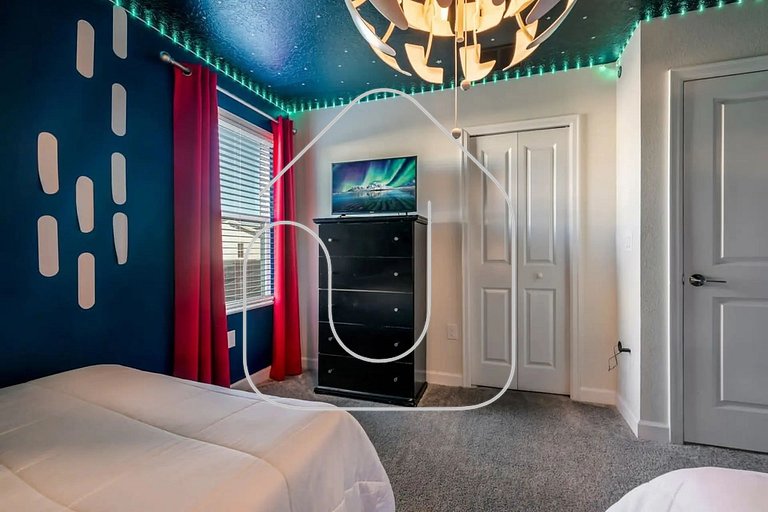 Casa9 quartos p/ família+Temas c/ piscina