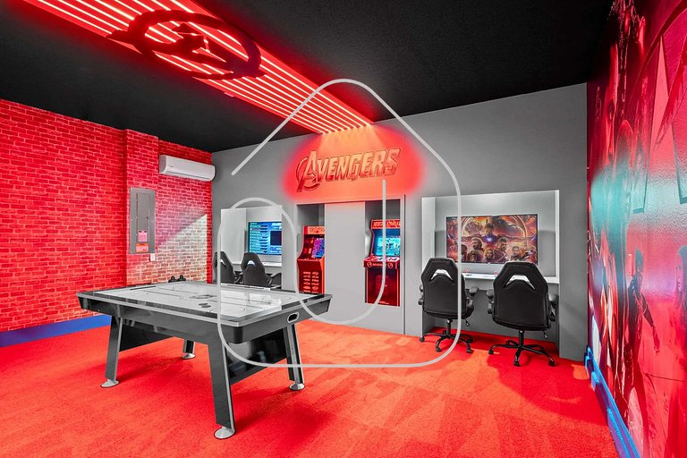 Magical 9BR Retreat w/ Pool & Game Rooms