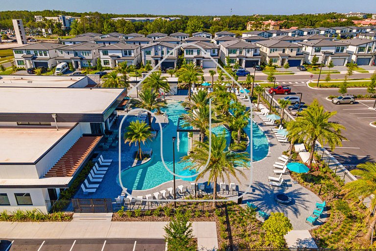 Casa Luxo 5 Suítes | Perto da Epic Universe