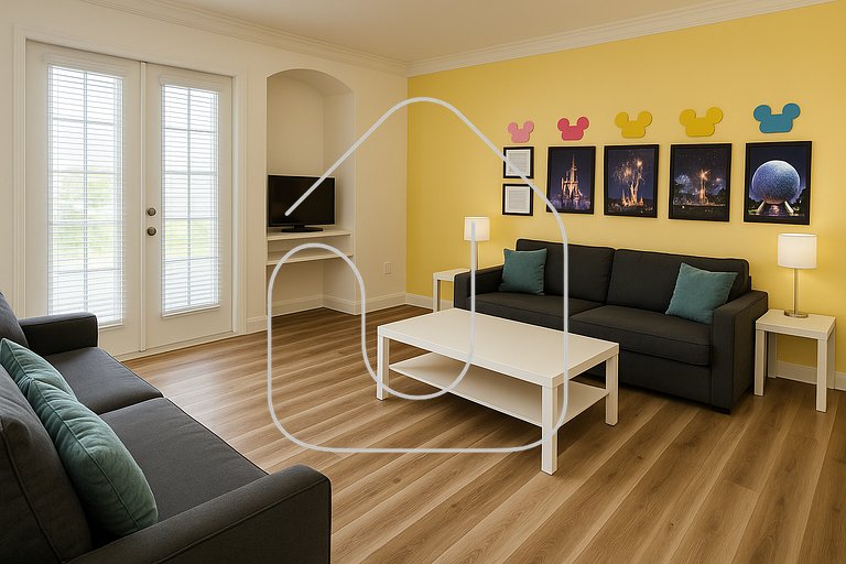 Casa p/ 4 · Perto da Disney · Cozinha completa