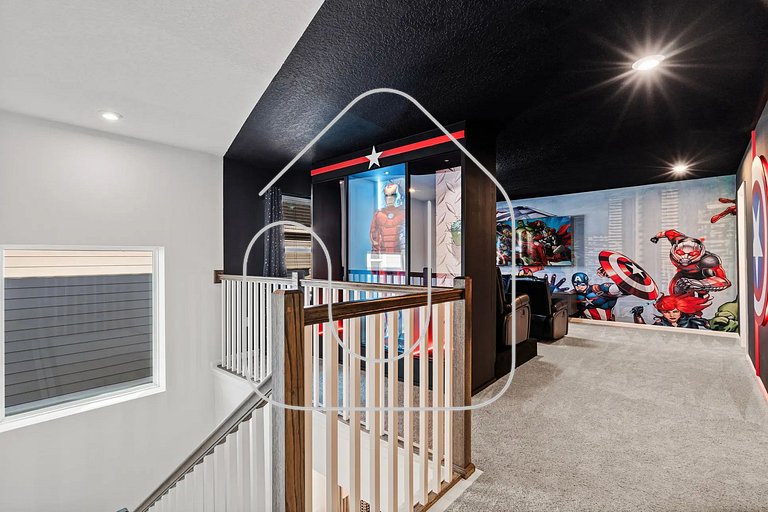 Solara 6BR Villa w/ Pvt Pool, Cinema & Game Room