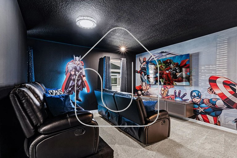 Solara 6BR Villa w/ Pvt Pool, Cinema & Game Room