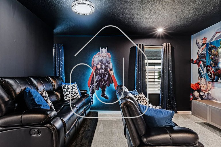 Solara 6BR Villa w/ Pvt Pool, Cinema & Game Room