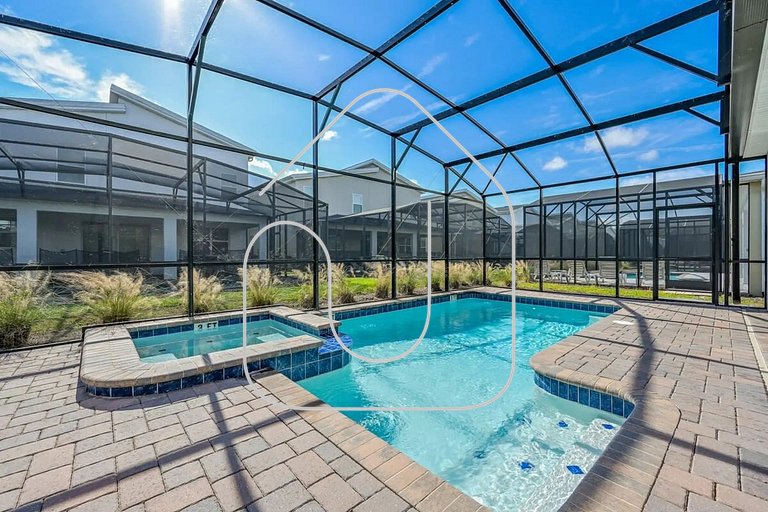 villa 9 quartos com temas, pertinho da Disney!