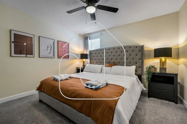 villa 9 quartos com temas, pertinho da Disney!