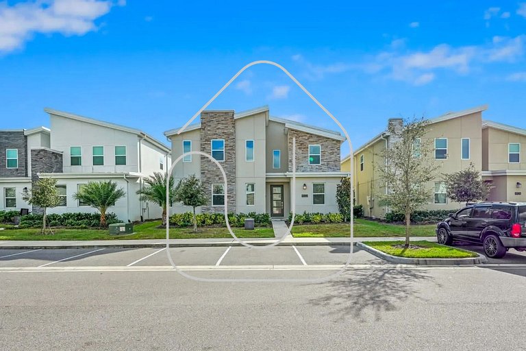 villa 9 quartos com temas, pertinho da Disney!