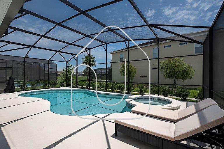 9BR Disney Home w/ Pool, Spa & Theater Room