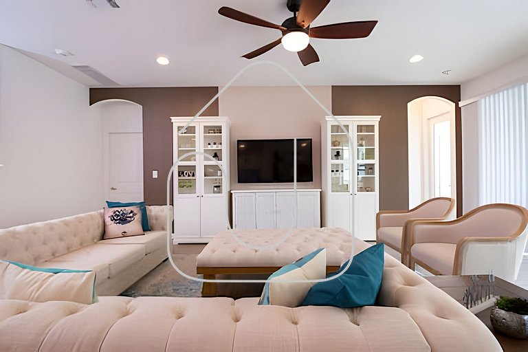 9BR Disney Home w/ Pool, Spa & Theater Room