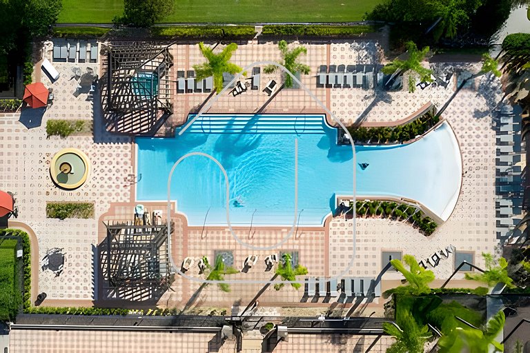 Casa c/ 9Q, piscina, spa e cinema! Perto da Disney