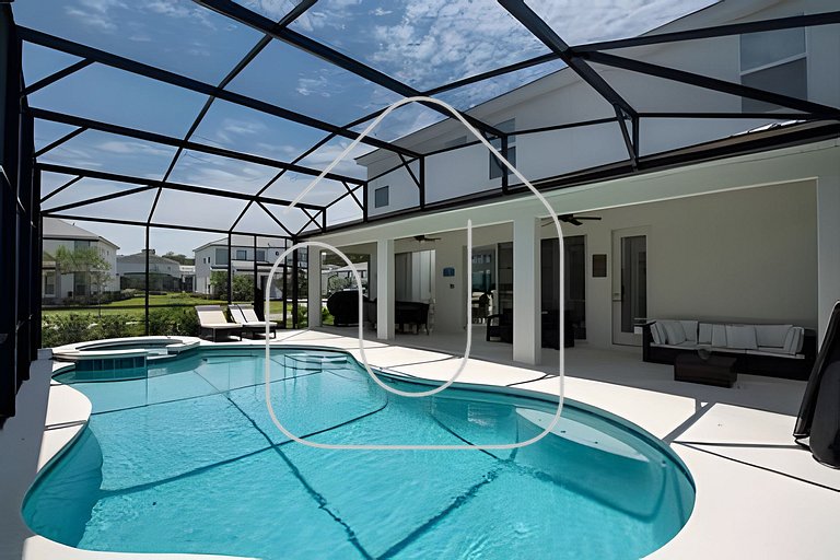 9BR Disney Home w/ Pool, Spa & Theater Room