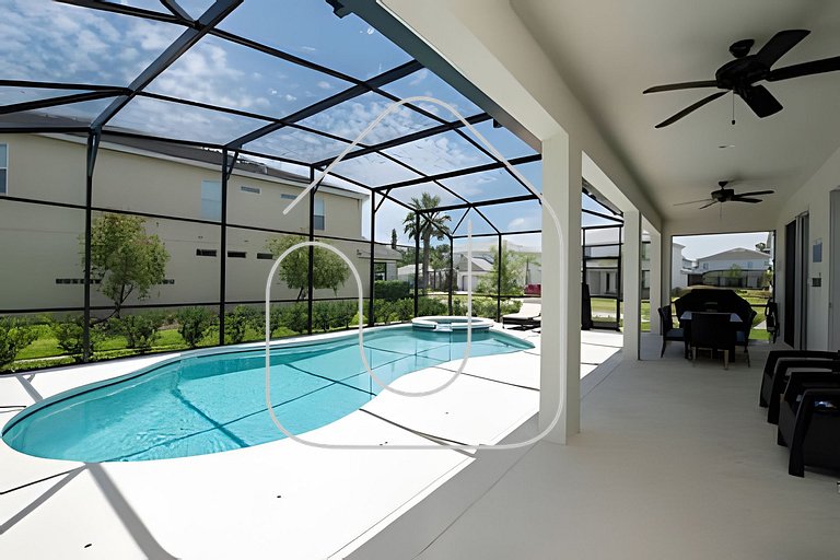 9BR Disney Home w/ Pool, Spa & Theater Room