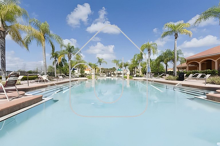 Casa c/ 9Q, piscina, spa e cinema! Perto da Disney