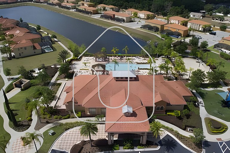 9BR Disney Home w/ Pool, Spa & Theater Room