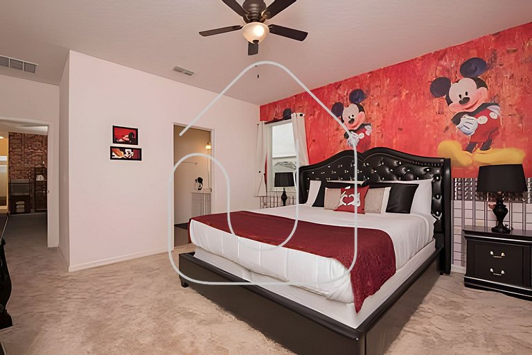 Casa c/ 9Q, piscina, spa e cinema! Perto da Disney