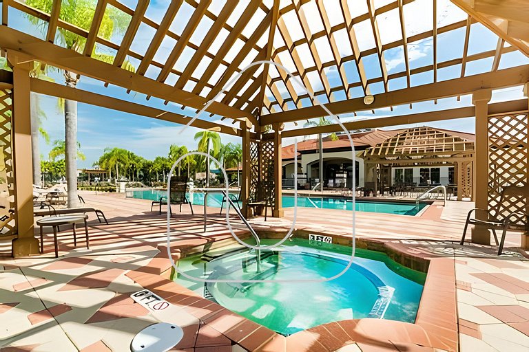 Casa c/ 9Q, piscina, spa e cinema! Perto da Disney