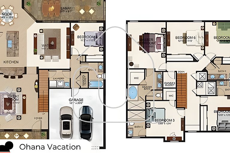 6BD/6BA Villa Private Pool *Game Room