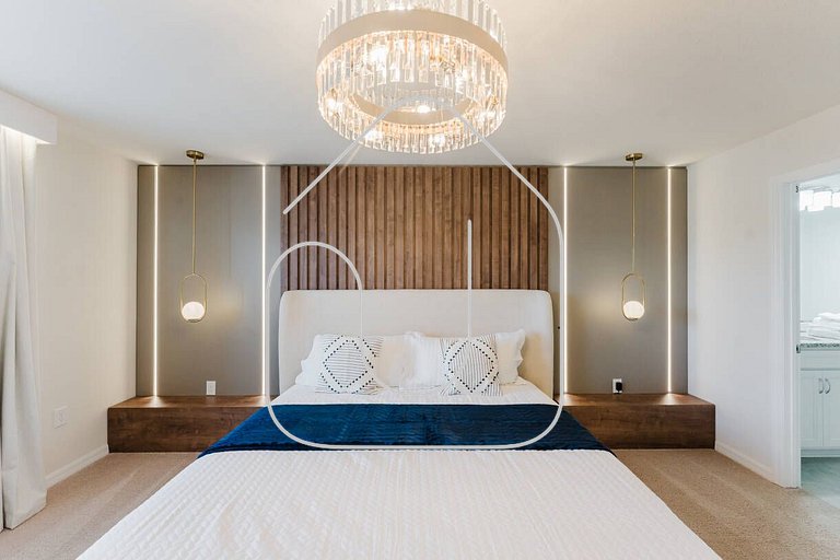 Casa Luxo c/ Piscina, 5 Quartos e PS5 perto Disney