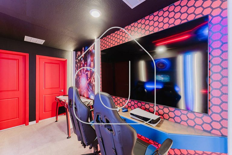 5BD Disney Villa w/ Game Room, Pool & Themed Rooms