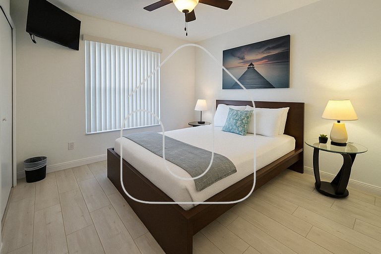 3Q/2B Perto da DISNEY, Piscina Privativa