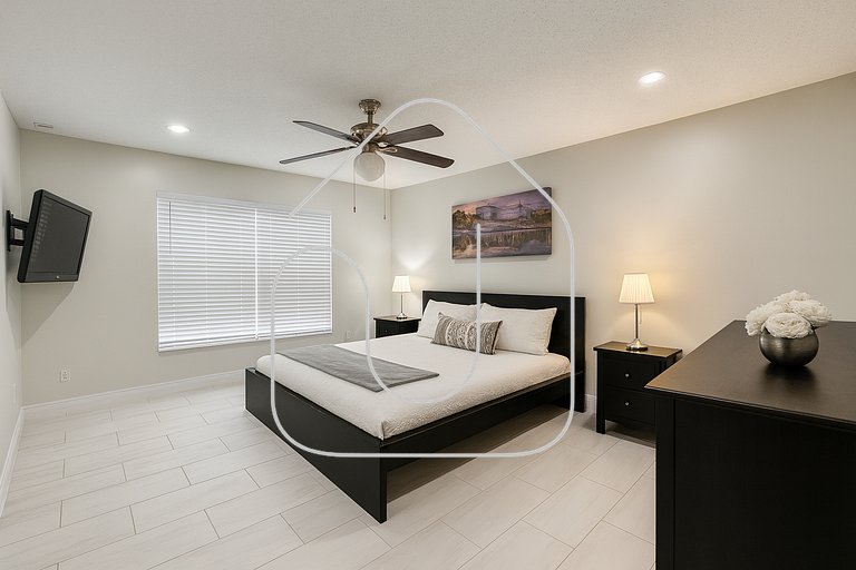 Private Pool Villa, 10 Mins to Disney&Attractions!