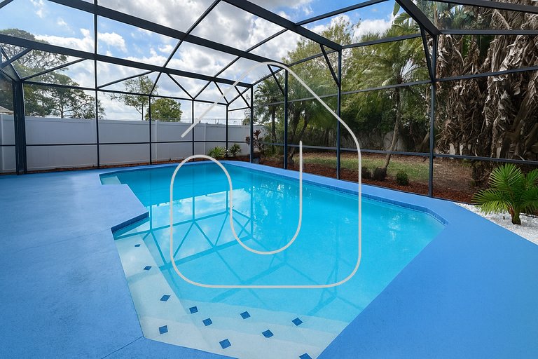 3Q/2B Perto da DISNEY ☆ Piscina Priv.