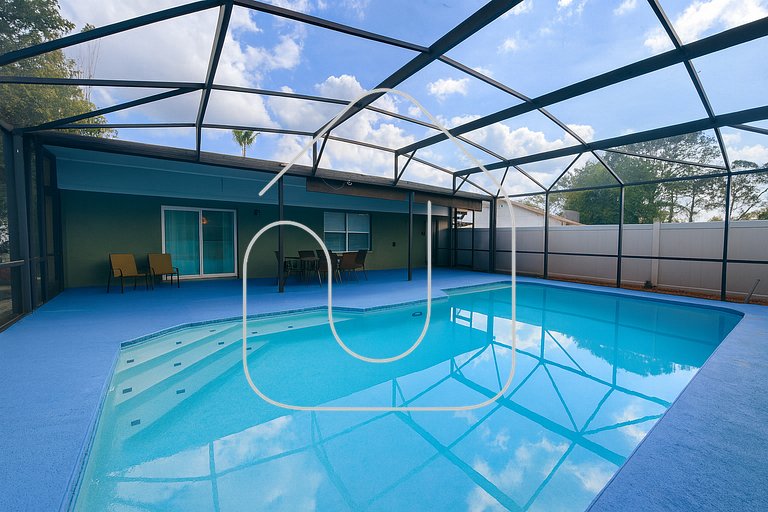 Private Pool Villa, 10 Mins to Disney&Attractions!