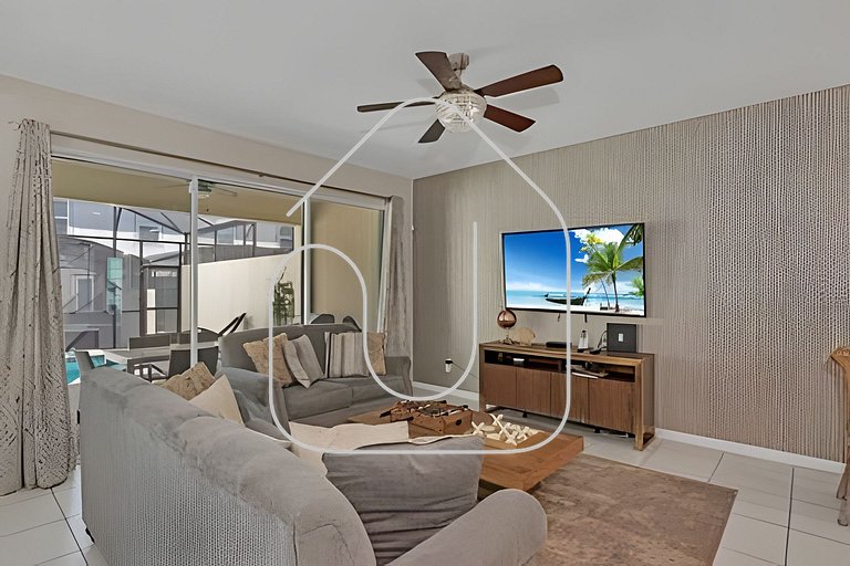 Casa 5Q c/ Piscina no Solara – 20min Disney