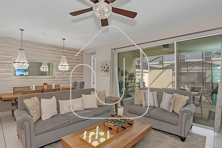 Casa 5Q c/ Piscina no Solara – 20min Disney