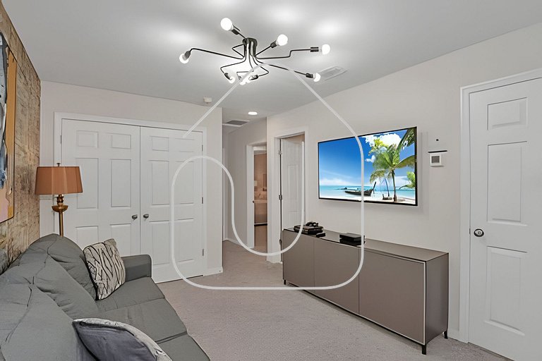 Casa 5Q c/ Piscina no Solara – 20min Disney