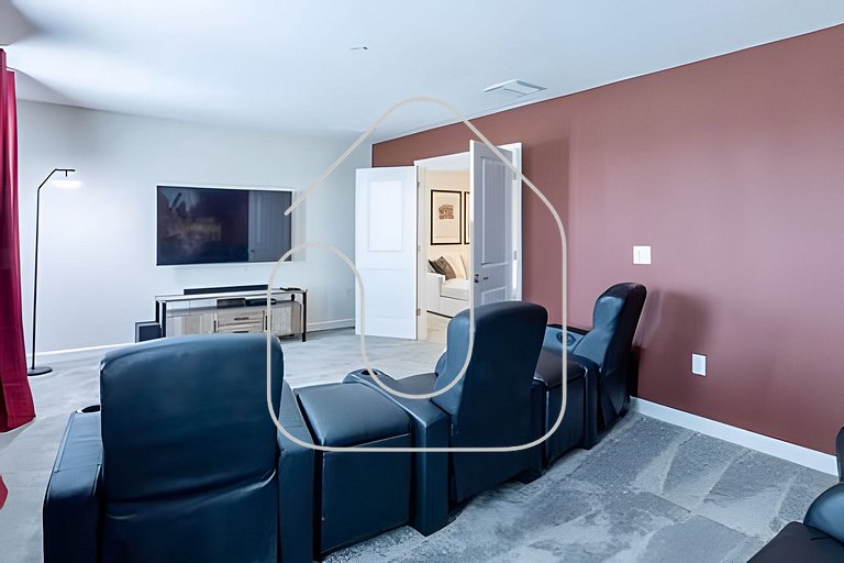 Ampla Casa 8 Quartos c/ Piscina – Champions Gate