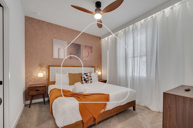 3BR Home Near Disney w/ Office & Fun Corner