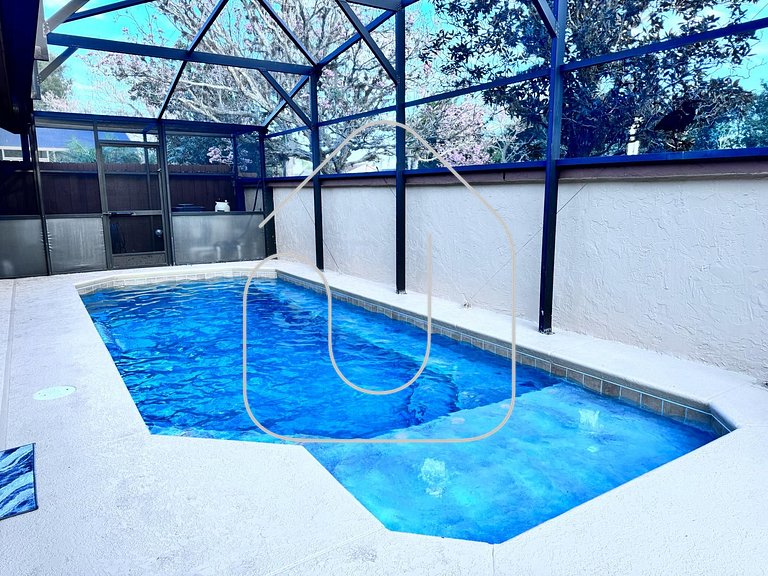 3Q/2B Perto da DISNEY, Piscina Privativa