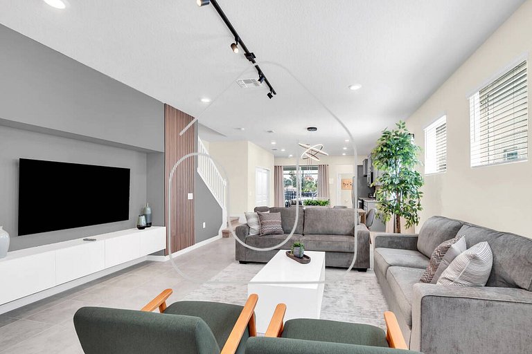 Casa 5 Quartos com Piscina Perto da Disney