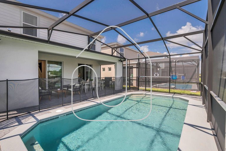 Casa 5 Quartos com Piscina Perto da Disney