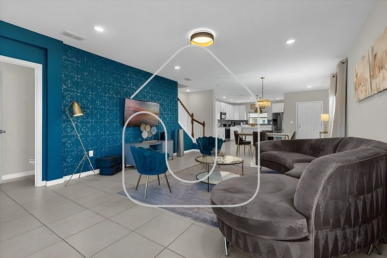 Casa Aconchegante 3 Quartos Próxima à Disney