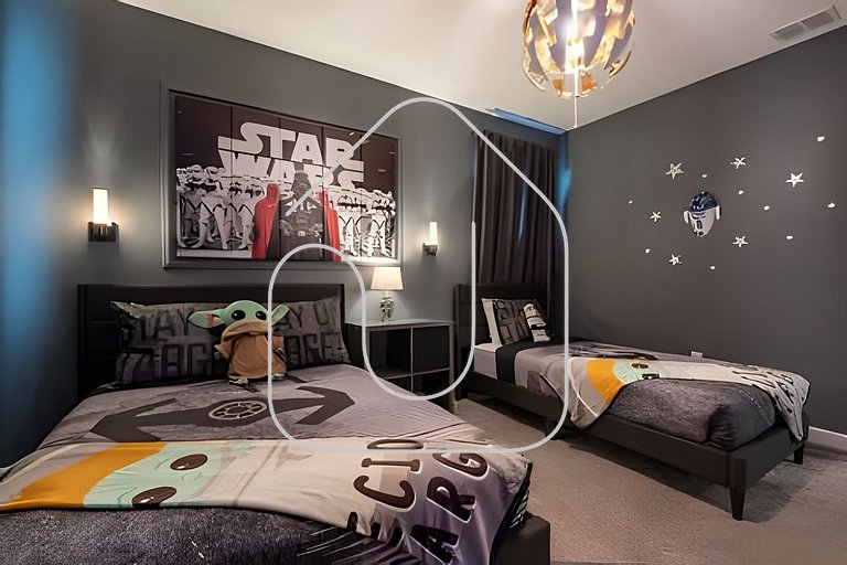 Magical 5BR Home / Pool & Themed Rooms near Disney