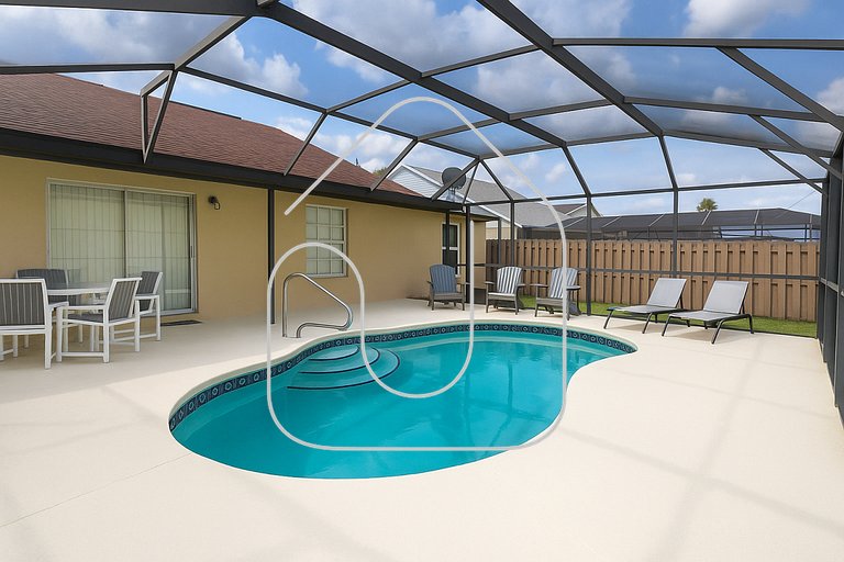 3BD Lakeview House with Pool Dsney