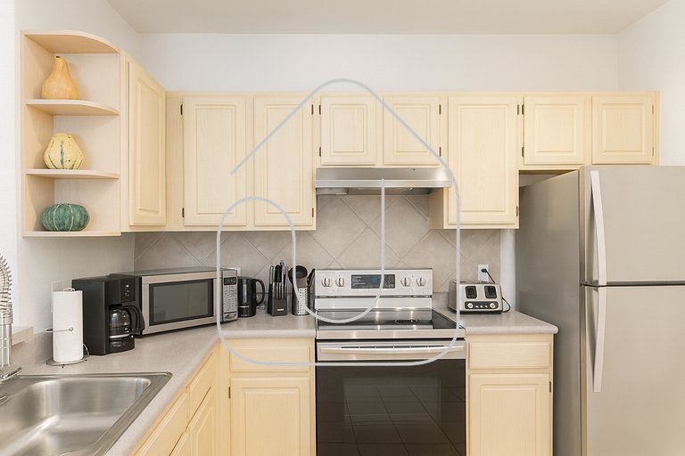 Conforto e Espaço: Apt de 2Q e 2B em Legacy Dunes