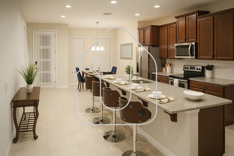 3BD/3.5BA Retreat with Private Pool Solara Resort