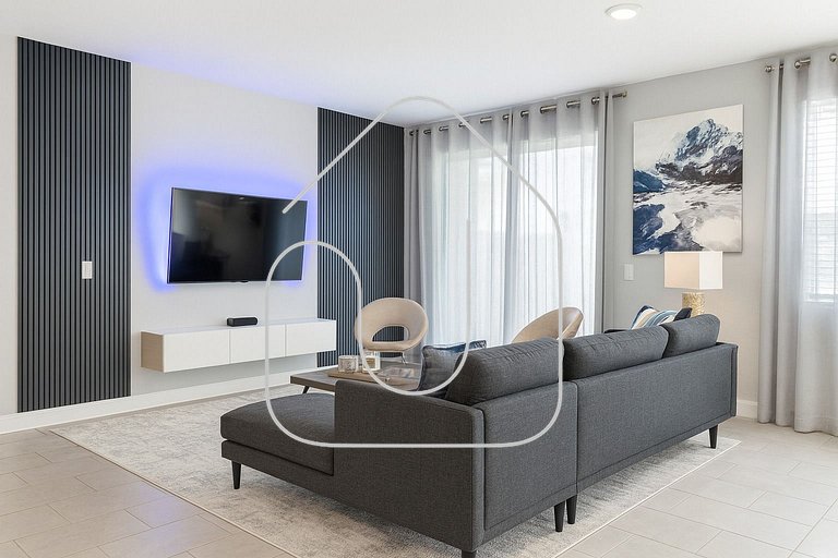 Casa Disney 5 Quartos c/ Piscina – 13 Pessoas