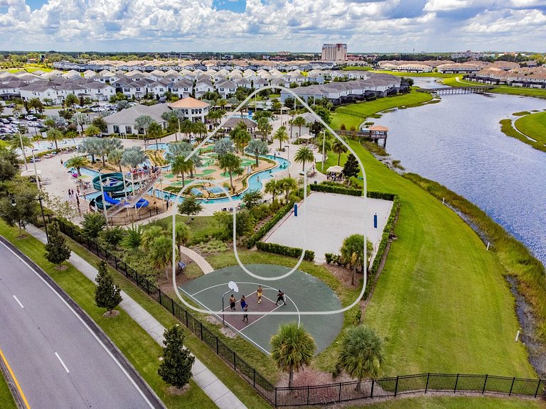 Casa Disney 5 Quartos c/ Piscina – 13 Pessoas