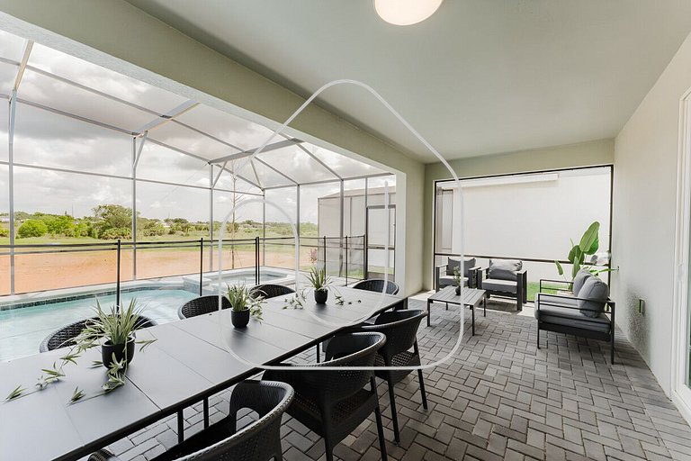 Luxuosa Casa 8 Quartos com Piscina perto da Disney