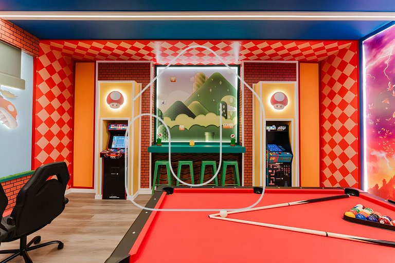 Luxuosa Casa 8 Quartos com Piscina perto da Disney