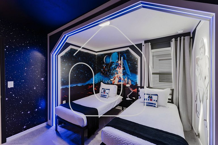 Luxuosa Casa 8 Quartos com Piscina perto da Disney