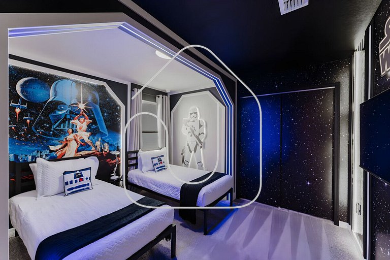 Luxuosa Casa 8 Quartos com Piscina perto da Disney