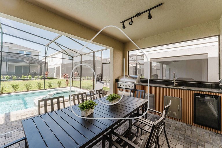 Casa 7 Quartos Disney com Piscina Privativa