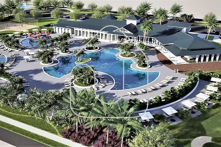 Casa 7 Quartos Disney com Piscina Privativa